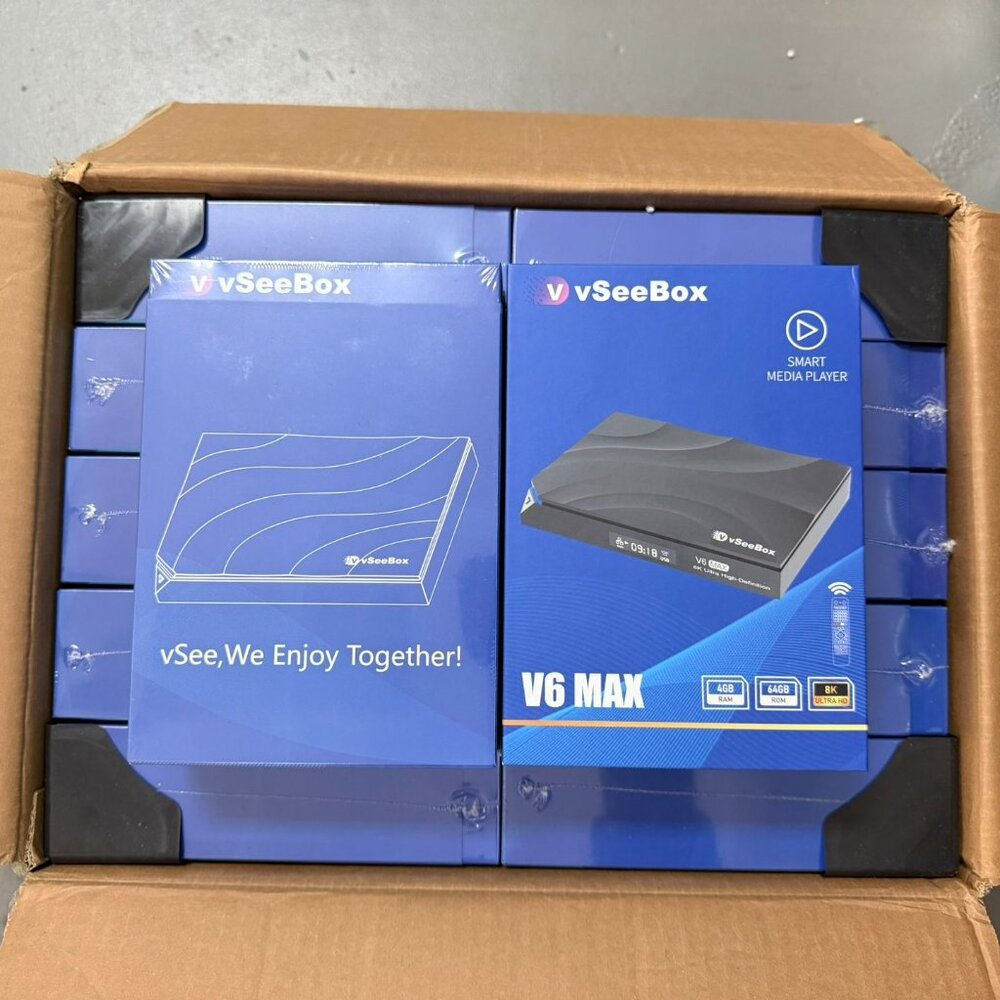 vSeeBox V6 Max Smart Media Player Streaming Box | Authorized Distributor